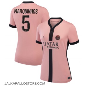 Paris Saint-Germain Marquinhos #5 Kolmaspaita Naisten 2024-25 Lyhythihainen